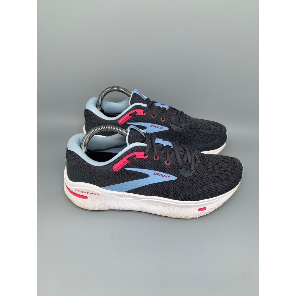 Brooks Ghost Max Gray Pink Running Shoes 1203951B082 Women's Sz 9.5